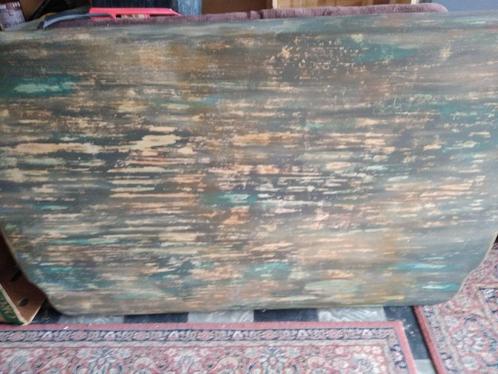 Zware Uitschuifbare tafel 1,35/1,65  x 0,85, Huis en Inrichting, Tafels | Eettafels, Zo goed als nieuw, 50 tot 100 cm, 100 tot 150 cm