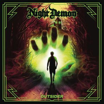 NIGHT DEMON / outsider 1lp.2023. green vinyl.lim. to 2000. beschikbaar voor biedingen