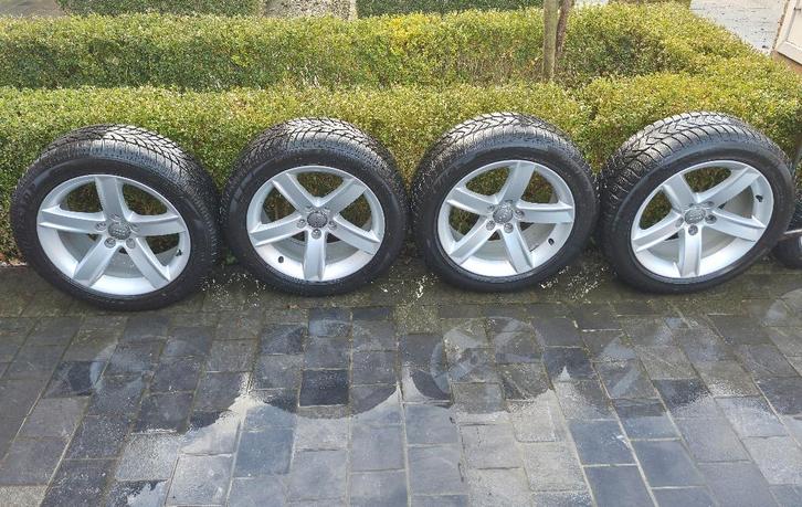 Audi 17” banden en velgen, Autos : Pièces & Accessoires, Pneus & Jantes, Pneus et Jantes, Pneus hiver, 17 pouces, 225 mm, Véhicule de tourisme