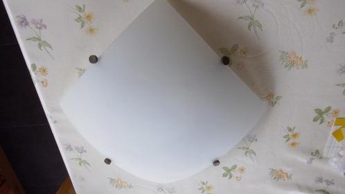 Design Plafondlamp, Huis en Inrichting, Lampen | Plafondlampen, Zo goed als nieuw, Glas, Metaal, Ophalen of Verzenden
