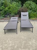 Ligbedden, Tuin en Terras, Ophalen, Gebruikt, Aluminium, Verstelbaar