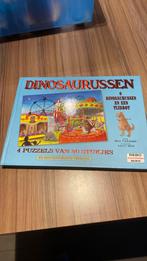 Dinosaurussen puzzelboek, Hobby en Vrije tijd, Denksport en Puzzels, Minder dan 500 stukjes, Ophalen of Verzenden, Puzzelboek