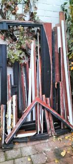 meranti hout partij van uitbraak meranti buitenschrijnwerk, Doe-het-zelf en Bouw, Ophalen, Gebruikt