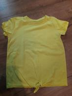 T-shirt met strikje in een fel geel kleurtje. Maat 158/164, Enfants & Bébés, Vêtements enfant | Taille 158, Comme neuf, Enlèvement