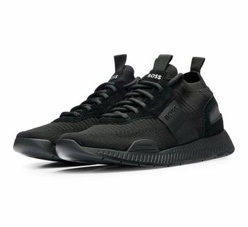 Boss Titanium Knit Sn00 Black 001 runn Sneakers 43 - NIEUW beschikbaar voor biedingen