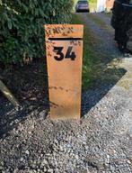 Boîte aux lettres en acier corten, 3 mm très robuste, Enlèvement, Neuf, Acier
