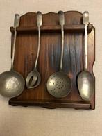 Decoratieve tinnen set keukengerei, Antiek en Kunst, Ophalen