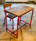 Pupitre de petit écolier vintage, Ophalen, Gebruikt, Bureau