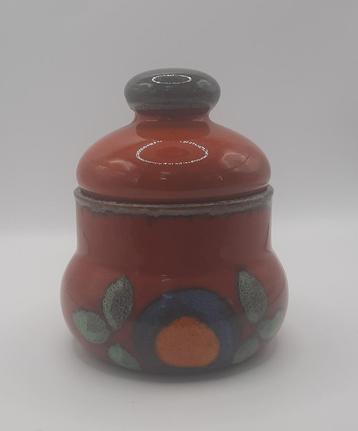West-Duitsland, suikerpotje in rood glazuur periode 1960 beschikbaar voor biedingen