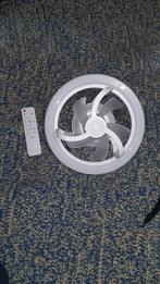 Lamp met ventilator diagonaal 27 cm met afstandsbediening, Huis en Inrichting, Ophalen of Verzenden, Zo goed als nieuw