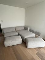 Zetel en 2 poefen Juntoo, Huis en Inrichting, Zetels | Zetels en Chaises Longues, Ophalen, Gebruikt
