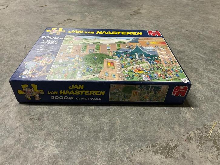 Jan van Haasteren puzzel 2000 stukjes the art market, Hobby en Vrije tijd, Denksport en Puzzels, Gebruikt, Legpuzzel, Meer dan 1500 stukjes