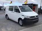 volkswagen transporter dubbel/cabine 2023 6plaatsen 22950e, Voorwielaandrijving, Stof, Euro 6, 4 cilinders