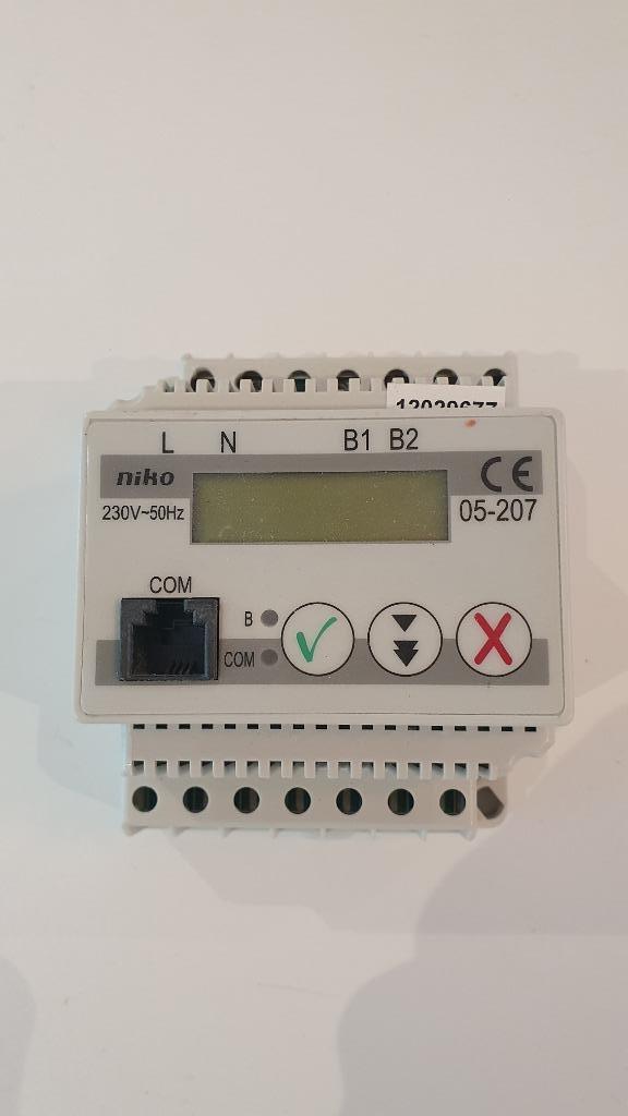 Niko Nikobus feedbackmodule knoppen/touchscreen ref. 05-207, Doe-het-zelf en Bouw, Elektriciteit en Kabels, Zo goed als nieuw