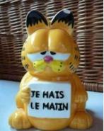 Spaarpot garfield je hais le matin, Verzamelen, Stripfiguren, Ophalen of Verzenden, Garfield, Gebruikt, Overige typen