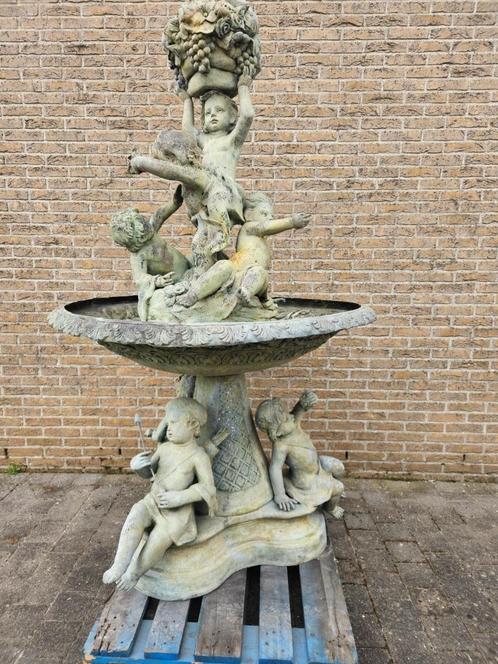 Bronzen prachtige fontein komen weinig te koop, ook andere !, Jardin & Terrasse, Pièces d'eau & Fontaines, Comme neuf, Fontaine