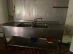 RVS spoeltafel, Ophalen, Gebruikt, Inox Meubilair
