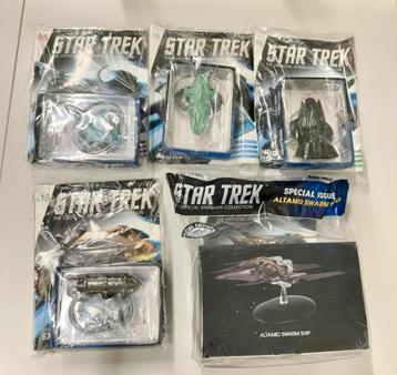 5x collection Startrek Star Trek Spaceships + numéro spécial