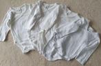 Lot de 4 bodies blancs à manches longues - T68 - Baby Club, Kinderen en Baby's, Babykleding | Maat 68, Ophalen, Nacht- of Onderkleding