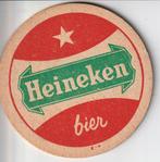 BIERKAART  HEINEKEN    dia 106 mm ZEER DIK achterkant, Sous-bock, Heineken, Envoi, Neuf