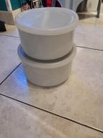 2 stenen potten met deksel voor microgolf en vriezer., Enlèvement