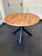 Ronde houten tafel van 110 cm, Zo goed als nieuw