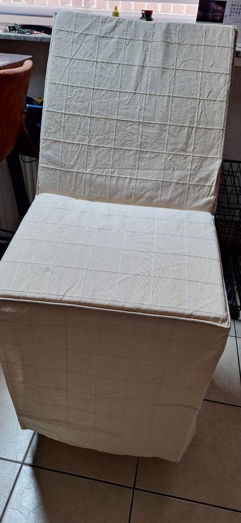 4 landelijke stoelhoezen, Huis en Inrichting, Stoelen, Zo goed als nieuw, Vier, Ophalen