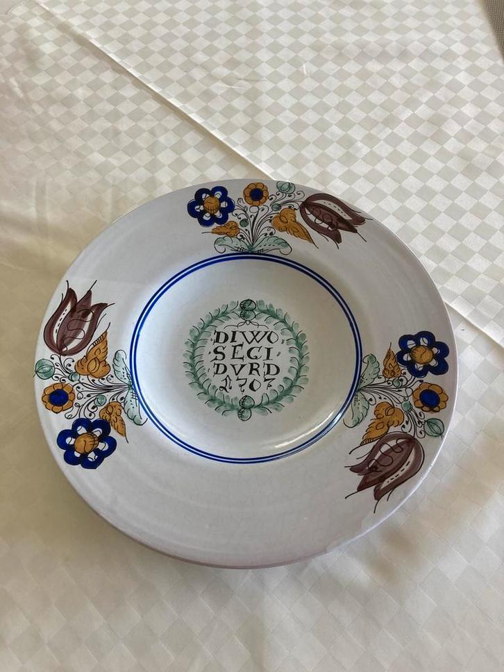 Prachtig wandbord, Antiek en Kunst, Antiek | Porselein, Ophalen