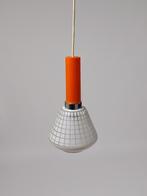Vintage Duitse Böhmer Hanglamp, Jaren 70, Ophalen of Verzenden, Gebruikt, Glas, Vintage