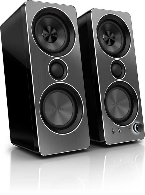 PHILIPS SPA8210/12 MULTIMEDIA SPEAKER SYSTEM 2.0, Computers en Software, Pc speakers, Gebruikt, Audiokanaal 2.0, Ophalen