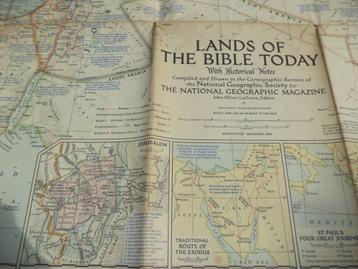 '56 Nation. Geogr. Society Lands of the Bible Historic notes beschikbaar voor biedingen