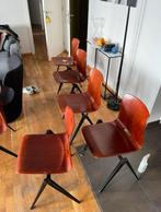 Set van 6 Galvanitas Pagholz s22 stoelen uit de jaren 60. Si, Vijf, Zes of meer stoelen, Gebruikt, Industriel, Bruin