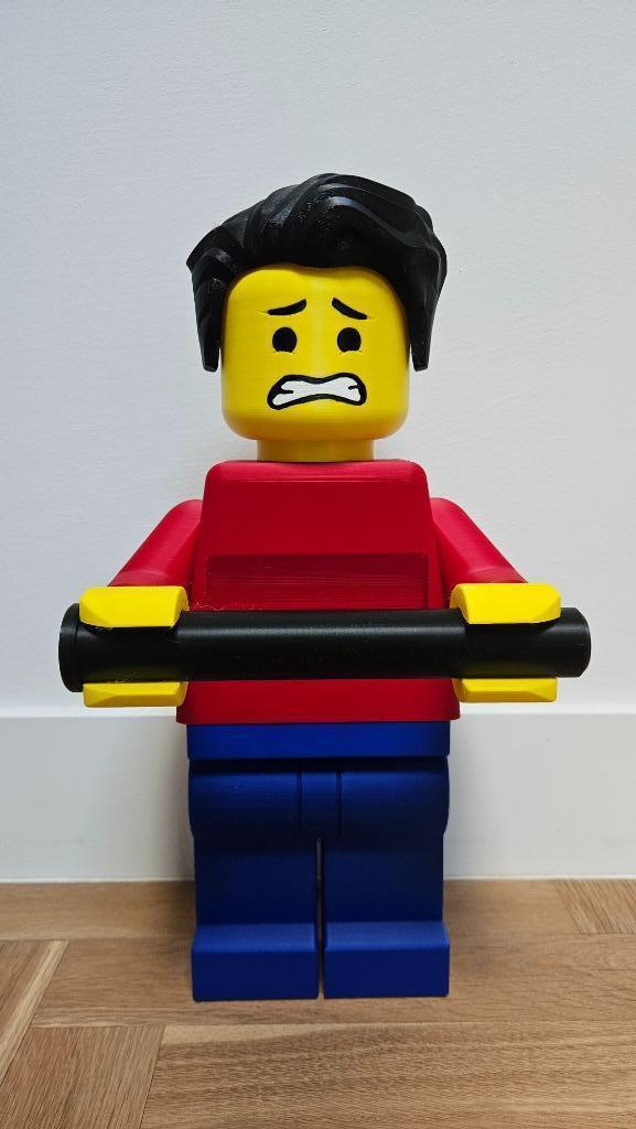 LEGO-geïnspireerde toiletpapier muurhouder, Kinderen en Baby's, Speelgoed | Duplo en Lego, Nieuw, Lego, Ophalen of Verzenden