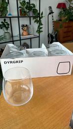 6 waterglazen, Verzamelen, Ophalen, Zo goed als nieuw