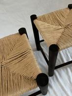 Vintage houten krukjes, Enlèvement, Comme neuf