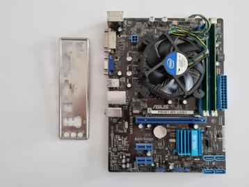 ASUS P8H61-MX USB3 MB + Intel i3 + 4 GB Kingston RAM beschikbaar voor biedingen