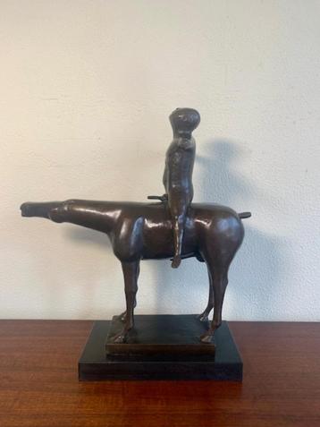 Bronzen Beeld The Angel of the City Marino Marini Gesigneerd beschikbaar voor biedingen