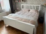 Bed wit Hemnes Ikea, Huis en Inrichting, Slaapkamer | Bedden, Ophalen, Zo goed als nieuw, Wit