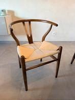 Wishbone bruin, Huis en Inrichting, Stoelen, Ophalen, Zo goed als nieuw, Bruin