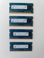 Kingston DDR3 ram 16Gb (4x4Gb) 12800S, Informatique & Logiciels, Mémoire RAM, Comme neuf, 16 GB, Enlèvement, Laptop