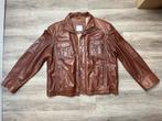 Veste en cuir, Vêtements | Hommes, Vestes | Été, Enlèvement ou Envoi, Brun, Autres tailles, Porté