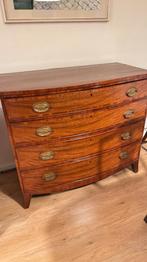 Antieke mahonie bowfront commode, Ophalen of Verzenden