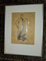 George Hendrik Breitner  Uniek werk  Tekening op papier  Ges, Antiek en Kunst, Ophalen