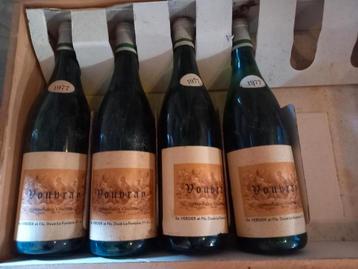 Vier flessen Vouvray 1977. beschikbaar voor biedingen