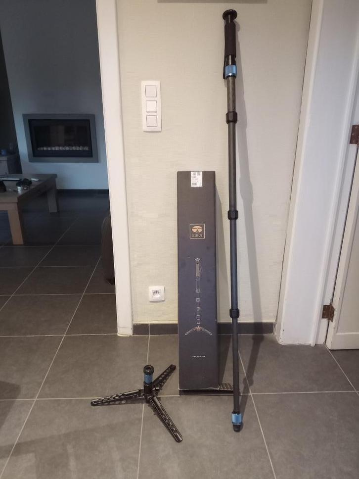 Sirui Monopod P-324SR + Manfroto head (arca), Audio, Tv en Foto, Fotografie | Statieven en Balhoofden, Zo goed als nieuw, Driepoot