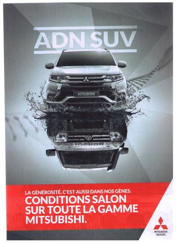 Brochure over het Mitsubishi-assortiment Brussel, Verzenden, Zo goed als nieuw, Mitsubishi