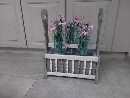 Plantenbak 45 x 21 x 22cm hoogte bak (tot handvat 56cm), Tuin en Terras, Bloembakken en Plantenbakken, Zo goed als nieuw, Hout