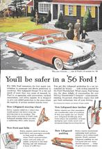 FORD 1955/56, Livres, Autos | Brochures & Magazines, Utilisé, Enlèvement ou Envoi, Ford