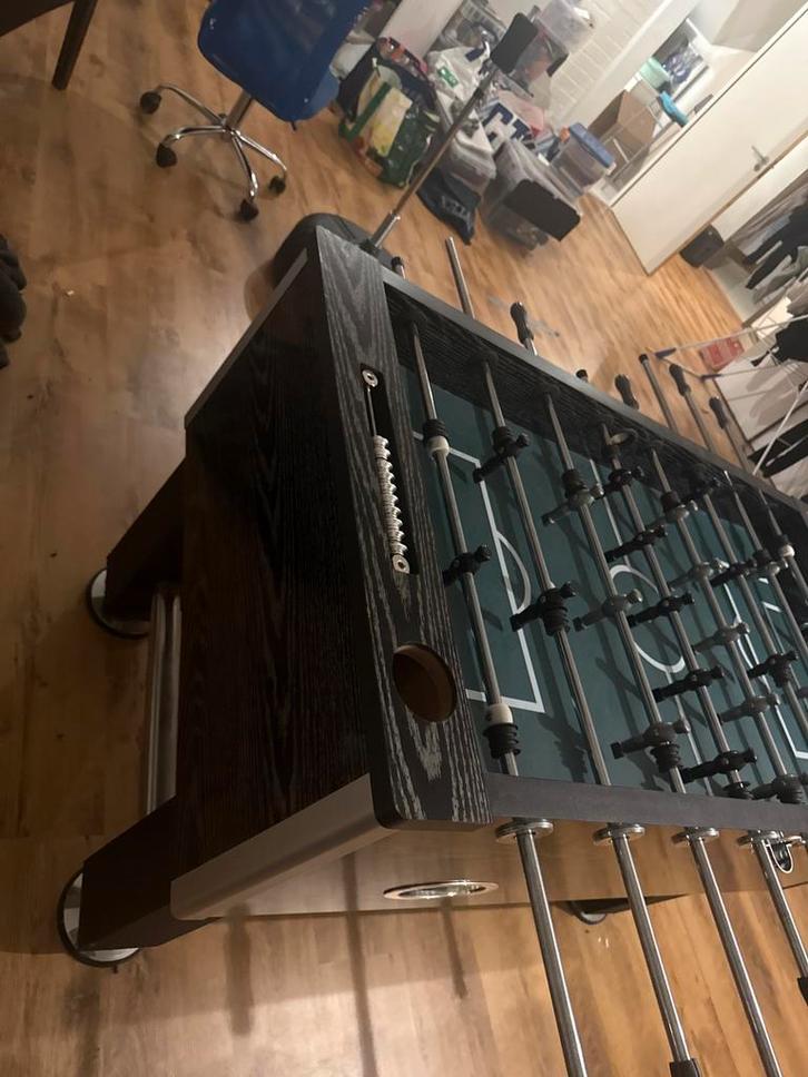 Voetbaltafel zwart, Kinderen en Baby's, Speelgoed | Voetbaltafels, Gebruikt, Ophalen