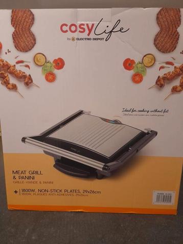CosyLife Meat Grill & Panini - toaster -  Nieuw  beschikbaar voor biedingen